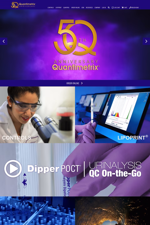 Quantimetrix-Corporation Homepage 1440px