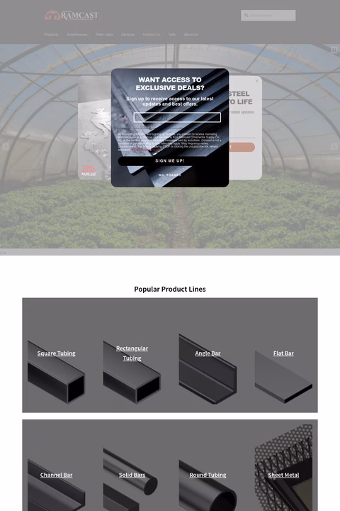 Ramcast-Ornamental-Supply-Company Homepage 1440px