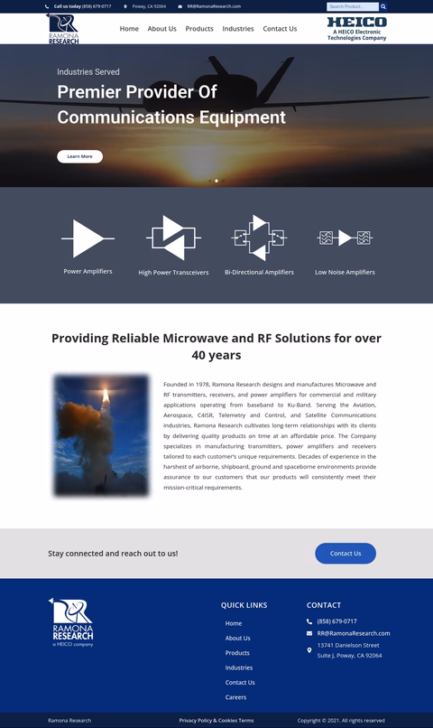 Ramona-Research Homepage 1440px