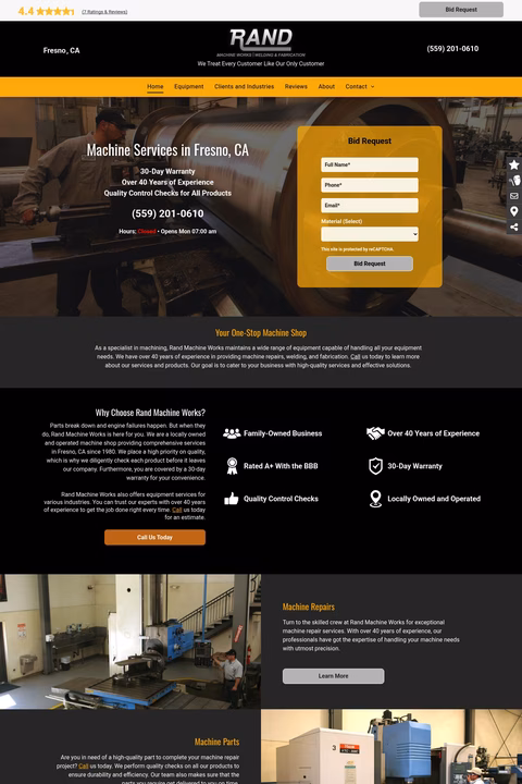 Rand-Machine-Works Homepage 1440px