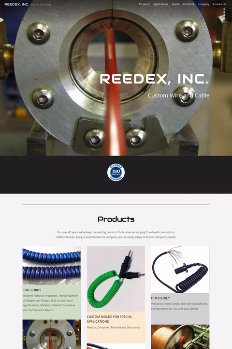 Reedex Homepage 1440px