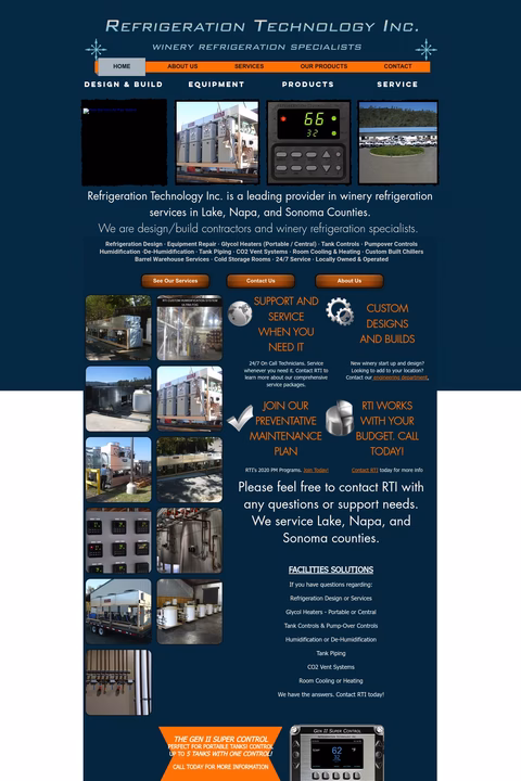 Refrigeration-Technology-Inc Homepage 1440px