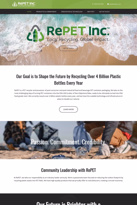 Repet-Inc Homepage 1440px