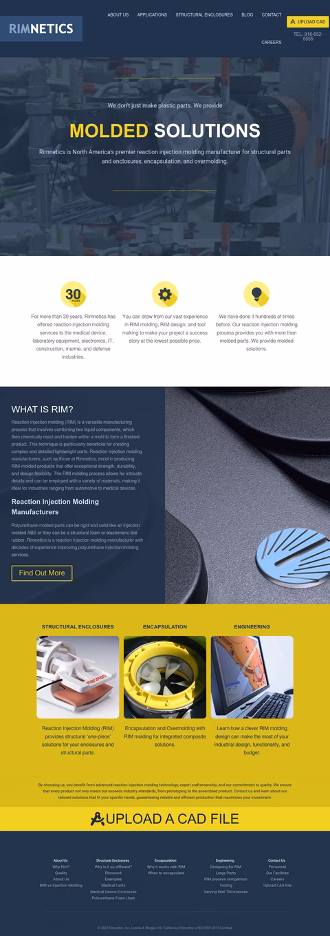 Rimnetics Homepage 1440px