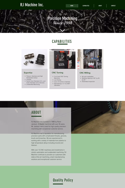 Rj-Machine Homepage 1440px