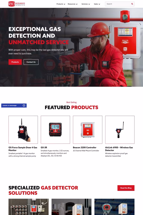 Rki-Instruments Homepage 1440px