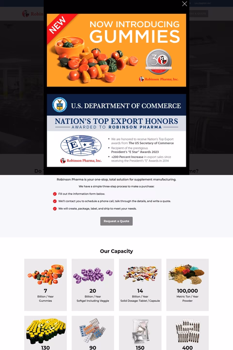 Robinson-Pharma Homepage 1440px