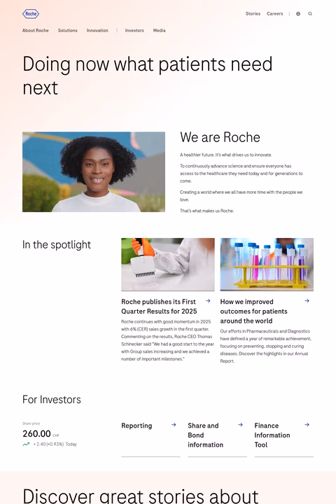 Roche Homepage 1440px