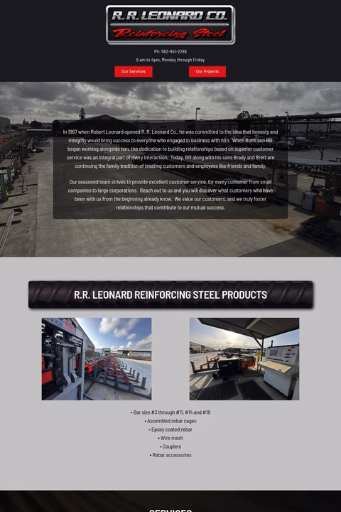 Rr-Leonard-Company Homepage 1440px