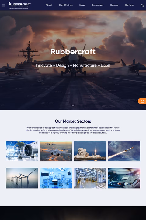 Rubbercraft Homepage 1440px