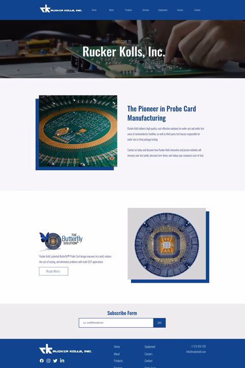 Rucker-Kolls Homepage 1440px
