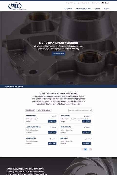 S-H-Machine Homepage 1440px